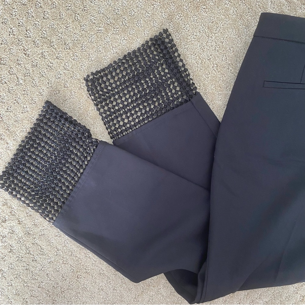 NEW Zara Black Statement Pants Medium